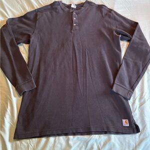 Thick Carhartt Long Sleeve Shirt Size Large Tall‎
